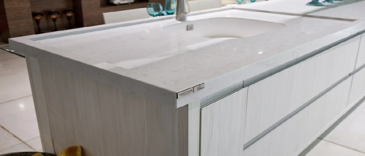 Silestone Lyra Quartz features at My Kitchen Worktop